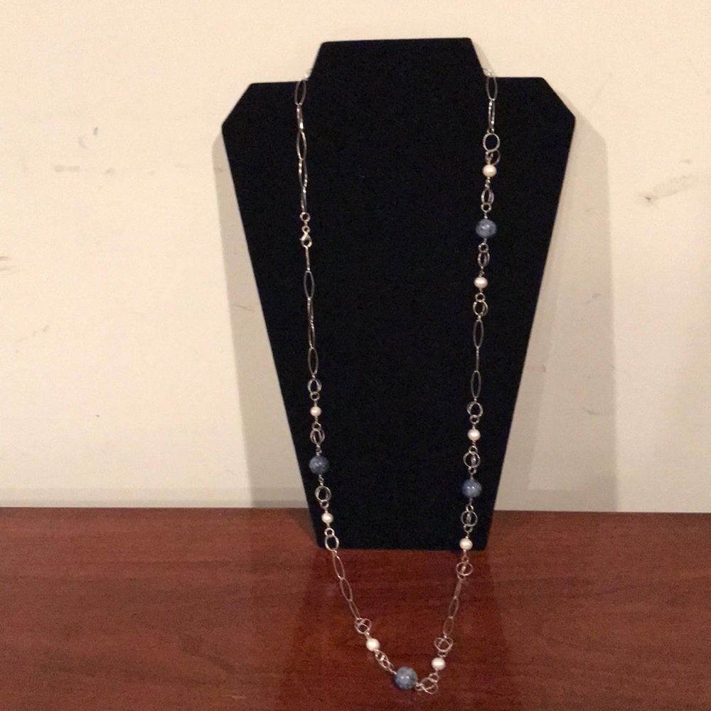 Real sterling silver with real pearls